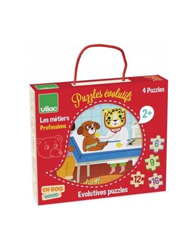  4 puzzles évolutifs métiers