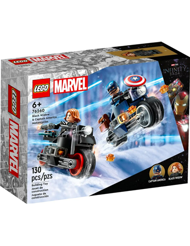 LEGO®MARVEL SUPER HEROES™ 76260 - LES MOTOS DE BLACK WIDOW ET DE CAPTAIN