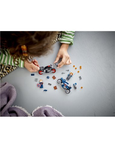 LEGO®MARVEL SUPER HEROES™ 76260 - LES MOTOS DE BLACK WIDOW ET DE CAPTAIN