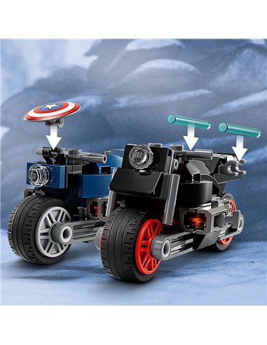 LEGO®MARVEL SUPER HEROES™ 76260 - LES MOTOS DE BLACK WIDOW ET DE CAPTAIN