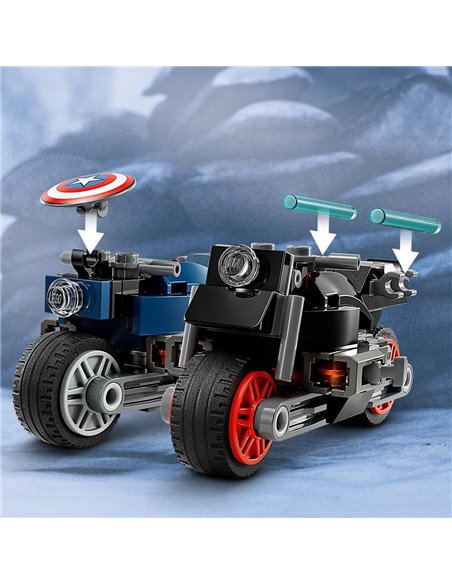 LEGO®MARVEL SUPER HEROES™ 76260 - LES MOTOS DE BLACK WIDOW ET DE CAPTAIN
