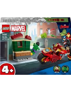 LEGO® MARVEL SUPER HEROES - 76287 - IRON MAN AVEC UNE MOTO ET HULK