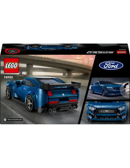 LEGO®SPEED CHAMPIONS 76920 - LA VOITURE DE SPORT FORD MUSTANG DARK HORSE