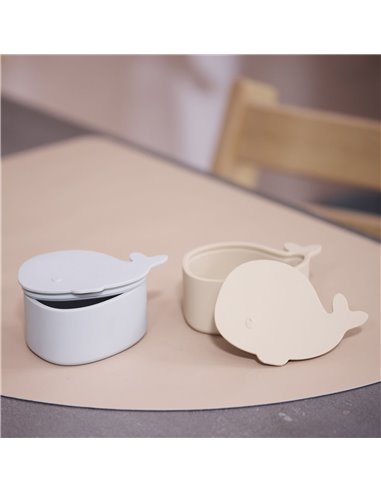  filibabba - 2 snack boxes Baleine Bleu                  