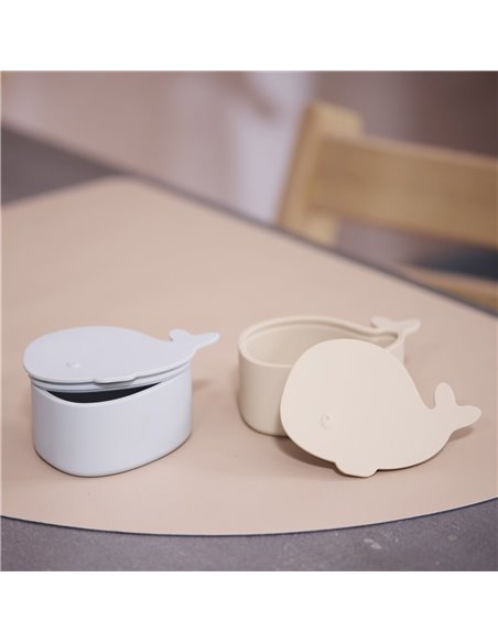  filibabba - 2 snack boxes Baleine Bleu                  
