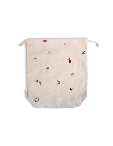  filibabba - Sac cadeau GOTS - Wonderful Winter - Moyen  