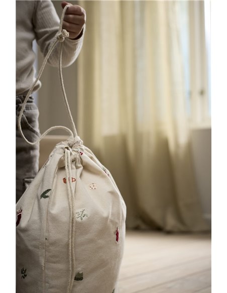  filibabba - Sac cadeau GOTS - Wonderful Winter - Moyen  