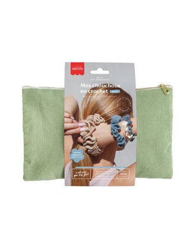 Kit DIY MERCERIE - Mes chouchous en crochet - Jean - La petite épicerie
