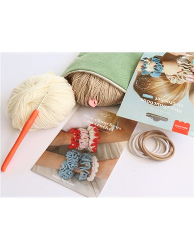 Kit DIY MERCERIE - Mes chouchous en crochet - Jean - La petite épicerie