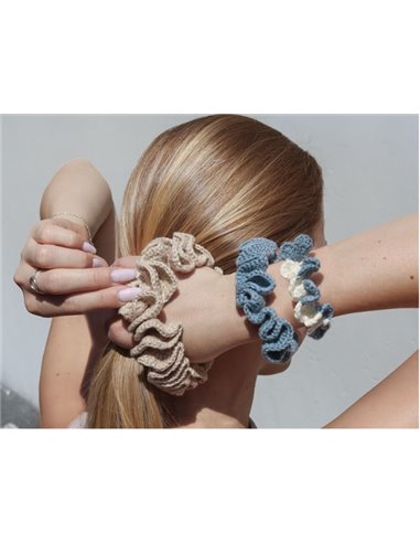 Kit DIY MERCERIE - Mes chouchous en crochet - Jean - La petite épicerie