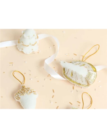 Kit DIY Mercerie - Mes décorations de Noël en feutrine - La petite épicerie