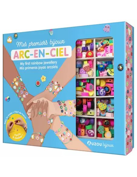 Mes premiers bijoux arc-en-ciel