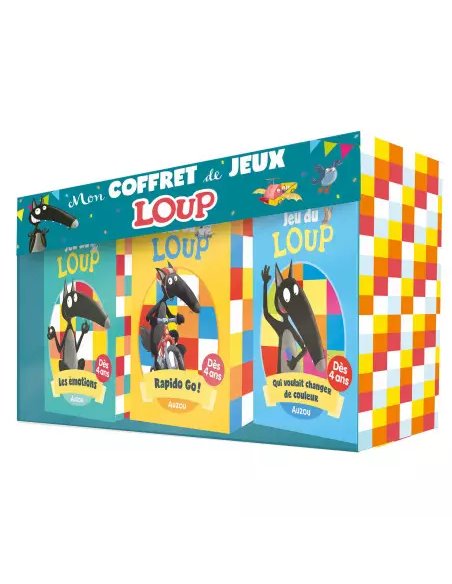 Jeux de cartes - Mon coffret de jeux loup