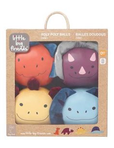 Set de 4 balles doudous - Les Amis Dinos