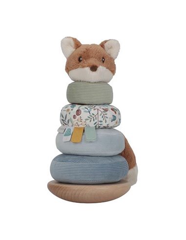 Renard à empiler doudou et bois FSC - Forest Friends