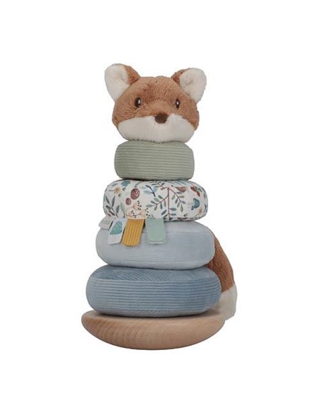 Renard à empiler doudou et bois FSC - Forest Friends