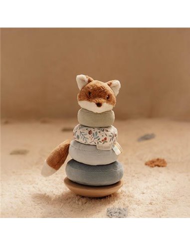 Renard à empiler doudou et bois FSC - Forest Friends