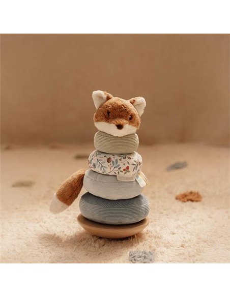 Renard à empiler doudou et bois FSC - Forest Friends