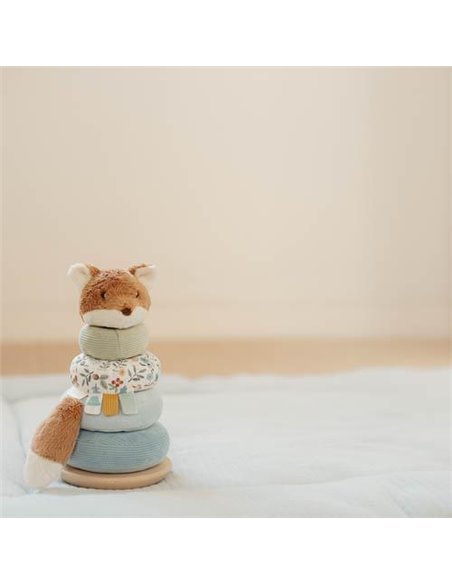Renard à empiler doudou et bois FSC - Forest Friends