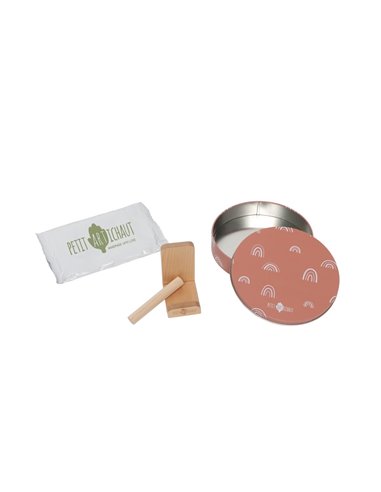 Baby Box ronde empreinte Petit Artichaut - Rainbow Terracotta