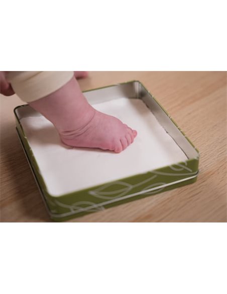 Baby Box carrée empreinte Petit Artichaut - Olive Tree