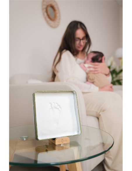 Baby Box carrée empreinte Petit Artichaut - Olive Tree