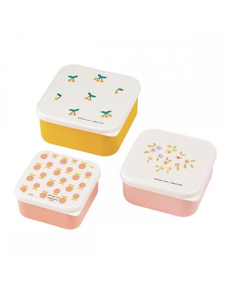 SET DE 3 LUNCH BOX ÉMILE & IDA - Petit jour