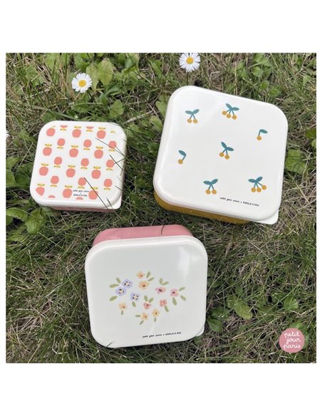 SET DE 3 LUNCH BOX ÉMILE & IDA - Petit jour