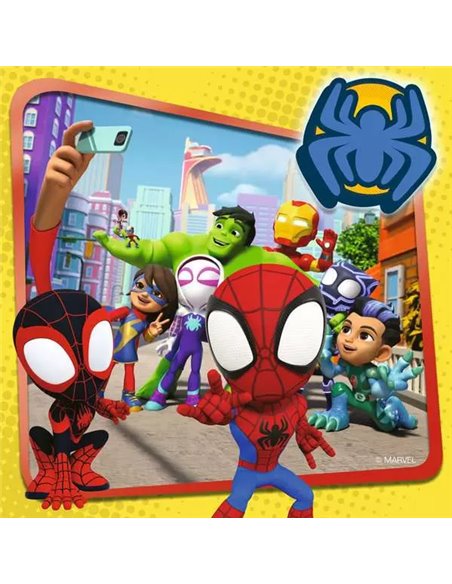 Puzzles 3x49 pièces - Spidey, le lanceur de toile