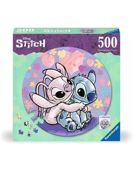 Puzzle Rond Disney Stitch