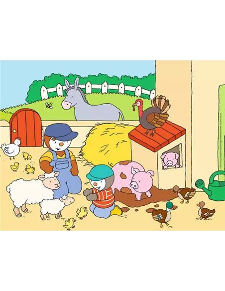 Puzzle Enfant - T'choupi à la ferme