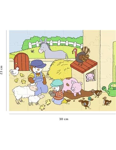 Puzzle Enfant - T'choupi à la ferme