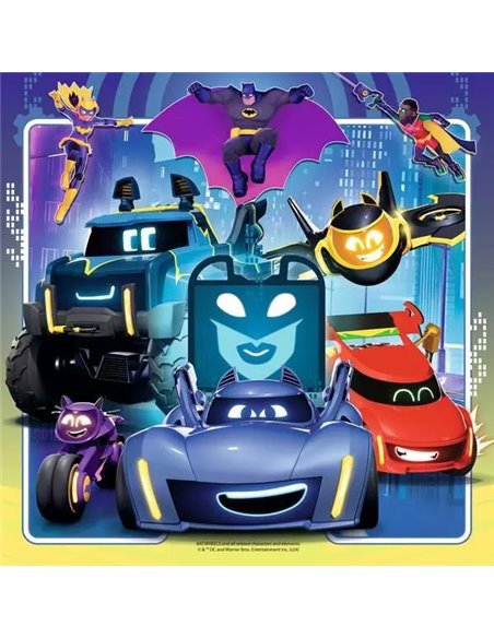 Puzzle Enfant - Appel à tous les Batwheels !