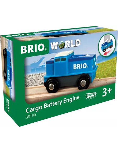 BRIO Locomotive Bleue à pile
