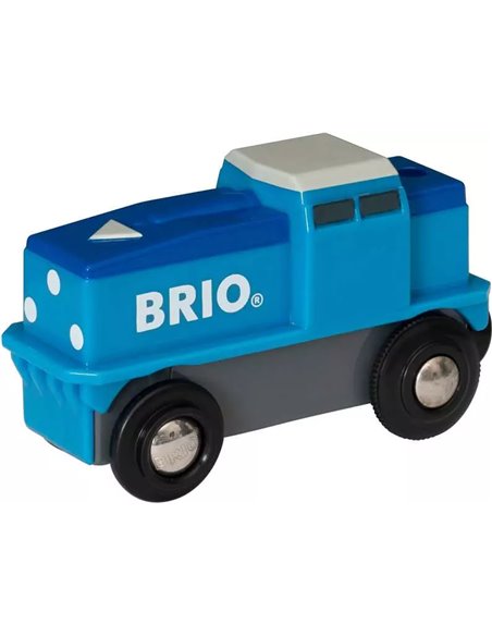BRIO Locomotive Bleue à pile