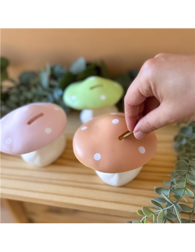 Tirelire Champignon Amande