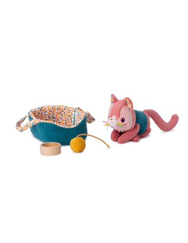 Jeanne le chat et son panier - Lilliputiens