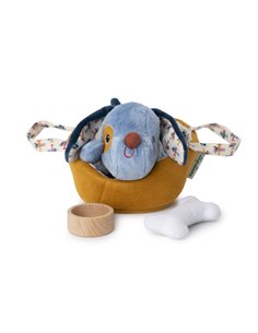 Jules le chien et son panier - Lilliputiens