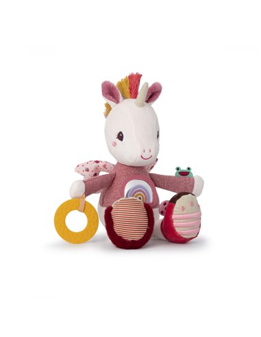 Peluche d'activités Lena la licorne - Lilliputiens