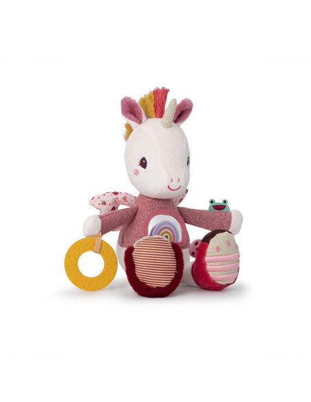 Peluche d'activités Lena la licorne - Lilliputiens