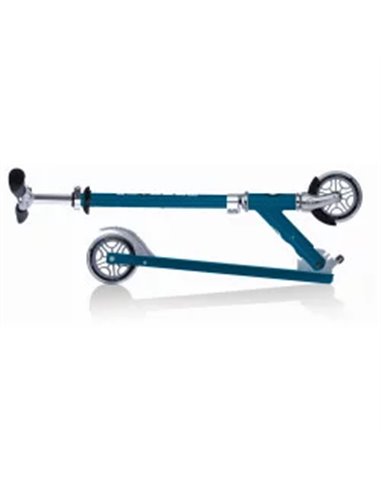 GLOBBER Flow Element Trottinette 2 Roues – Aluminium, Pliable, Guidon 4 Positions (80-95 Cm), Roues 125 Mm, Poids Max 100 Kg, Dès 5 Ans