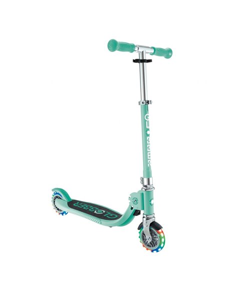 Trottinette GLOBBER 2 roues FLOW FOLDABLE JUNIOR LIGHTS - Vert Menthe