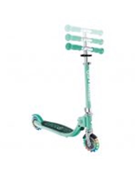 Trottinette GLOBBER 2 roues FLOW FOLDABLE JUNIOR LIGHTS - Vert Menthe