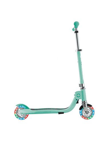 Trottinette GLOBBER 2 roues FLOW FOLDABLE JUNIOR LIGHTS - Vert Menthe