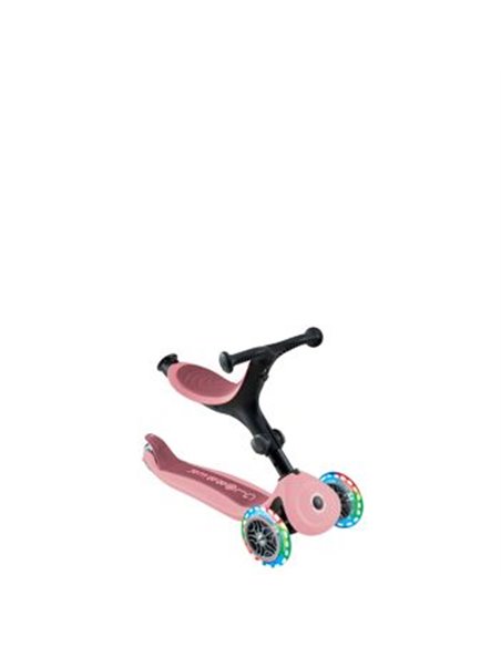 Trottinette GLOBBER évolutive GO-UP ACTIVE LIGHTS - Rose Pastel