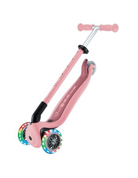 Trottinette GLOBBER évolutive GO-UP ACTIVE LIGHTS - Rose Pastel