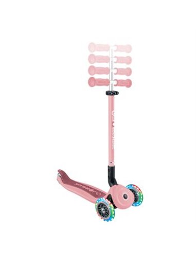 Trottinette GLOBBER évolutive GO-UP ACTIVE LIGHTS - Rose Pastel