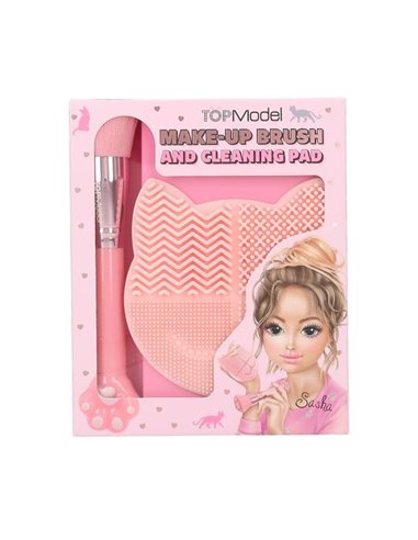 TOPModel Brosse et tampon de nettoyage Kitty BEAUTY and ME