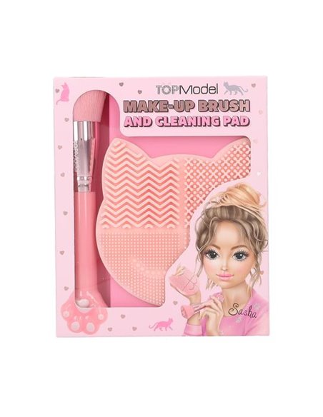 TOPModel Brosse et tampon de nettoyage Kitty BEAUTY and ME