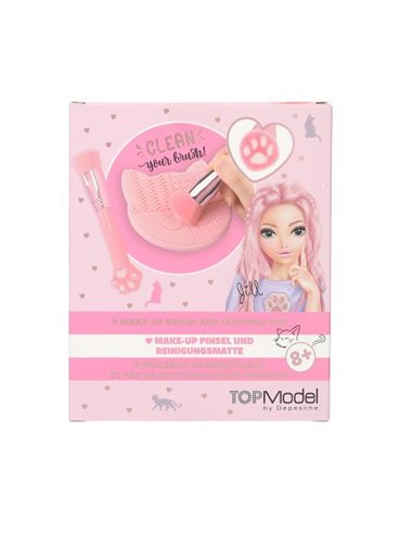TOPModel Brosse et tampon de nettoyage Kitty BEAUTY and ME